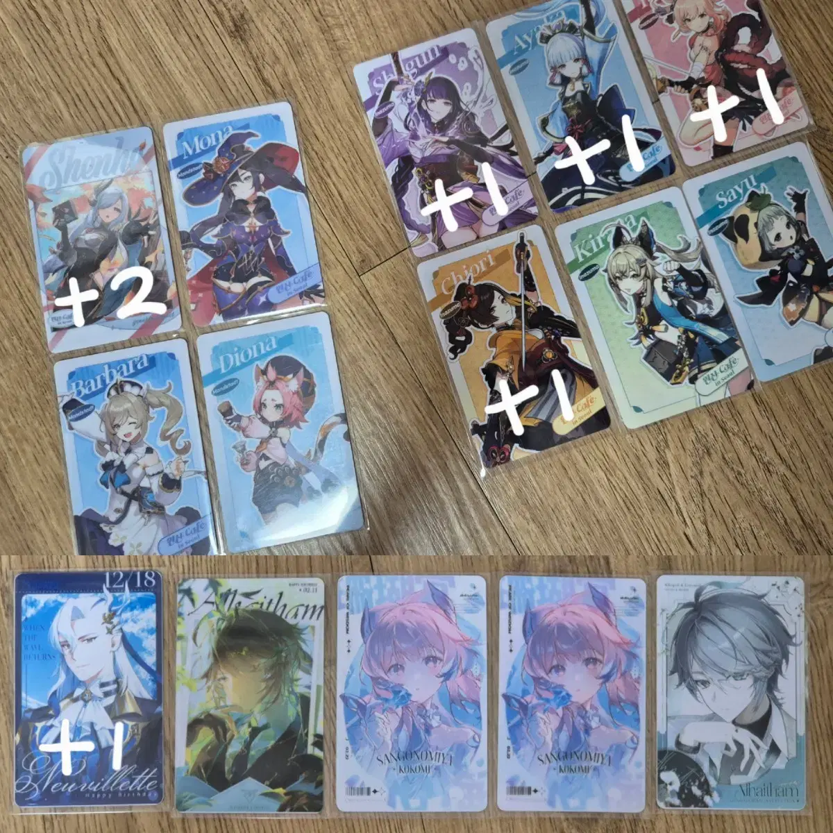 Genshin Impact Cafe Random/Birthday Photocard