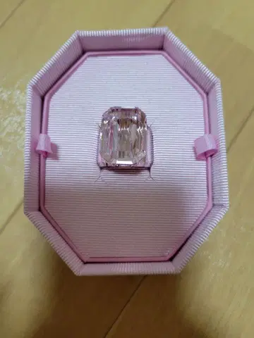 스와로브스키 루센트 반지 핑크 Size60