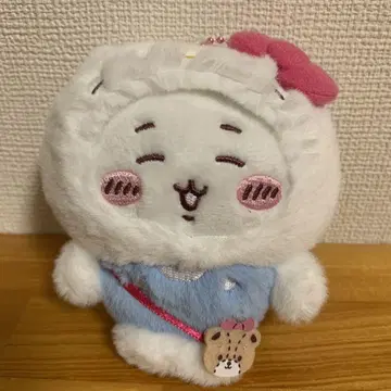 산리오 치이카와 (먼작귀) 헬로키티 봉제 인형 마스코트 키체인