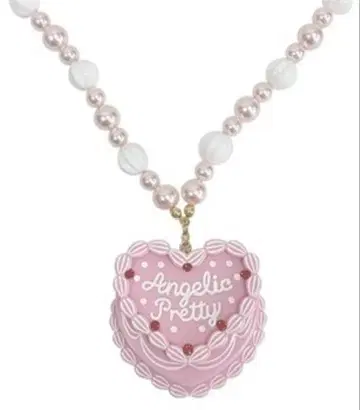 새상품 Happy Cakes 목걸이 핑크 Angelic Pretty