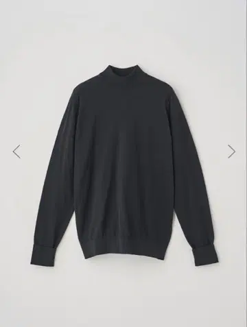 JOHN SMEDLEY 존스메들리 모크넥 니트 BLACK
