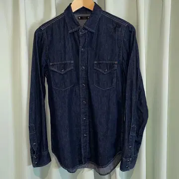 MINEDENIM 데님 웨스턴 셔츠 size2 일본제