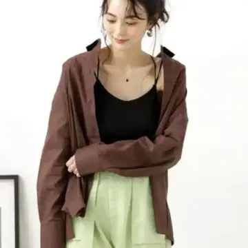 LB.04/린넨 혼방 사이드 슬릿 셔츠