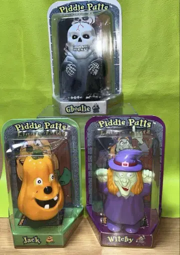 Piddie Patts 피규어 세트 Ghoulie Jack Witchy