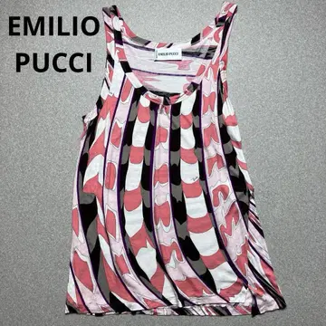 EMILIO PUCCI 에밀리오 푸치 슬리브리스 티셔츠