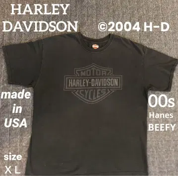 00년대 할리데이비슨 양면 2004년 USA Hanes BEFFY