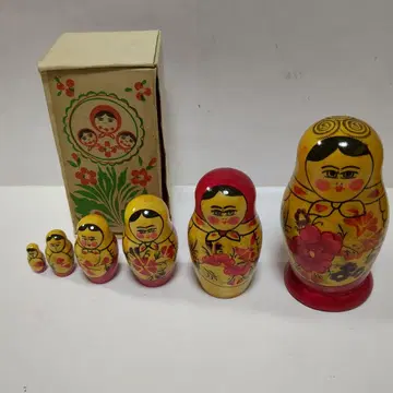 소련 마트료시카 [오리지널 박스 포함] 6개