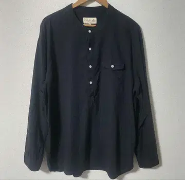 duffer 지속가능성 에코 뉘앙스 컬러 노카라 셔츠 XL
