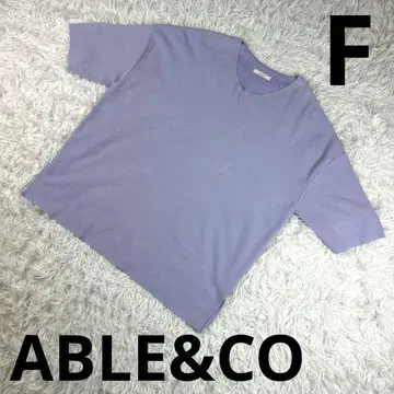 ABLE&CO 반팔 티셔츠 퍼플 F 여성용