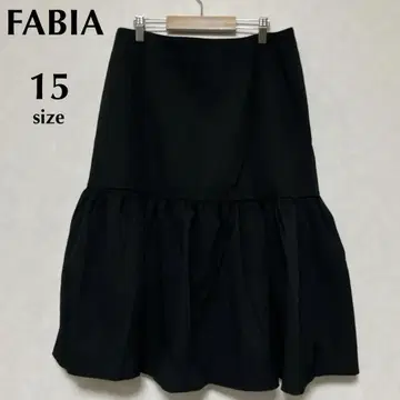 FABIA 파비아 15 새상품급 무릎 기장 플레어 스커트