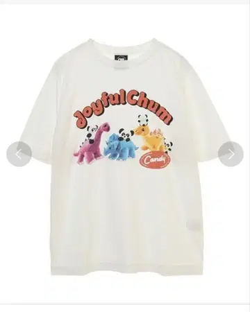 Joyful Chum 티셔츠 M 화이트