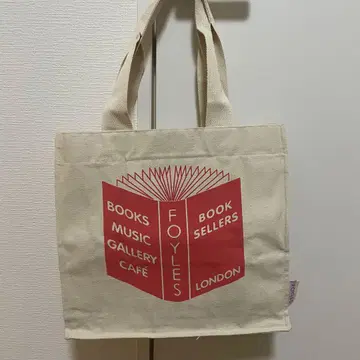 미사용 새상품 FOYLES 토트백 영국 런던