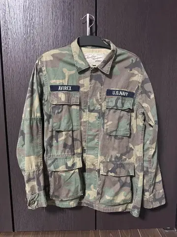 아비렉스 U.S. NAVY 카모플라쥬 자켓 L