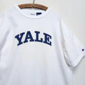미국제 챔피온 T1011 YALE 염색 프린트 티셔츠 XL