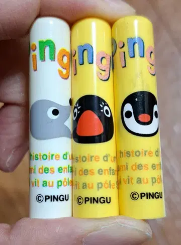 연필 캡 핑구 pingu 헤이세이 레트로