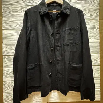 CABANE de ZUCCA 워크 자켓 M 블랙 소매 찢김 있음