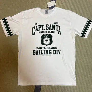CAPTAIN SANTA Yacht Club 티셔츠 XL