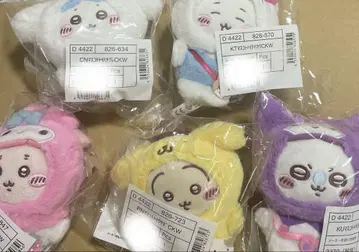 치이카와 산리오 콜라보 마스코트 홀더 5종 전종 컴플리트 세트