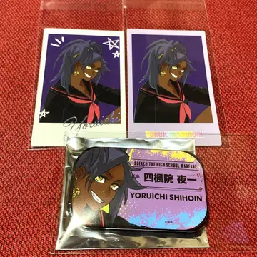 BLEACH 808 WORLD 캔뱃지 인스턴트 사진풍 시트 야이치