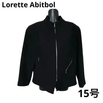 로레토 아비볼 / 자켓 / 지퍼 / 라운드 넥 / 숏 / 블랙 / 여성용