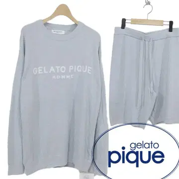 새상품 GELATOPIQUE HOMME 스무지 셋업 민트 긴팔