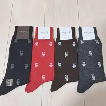MACKINTOSH LONDON 호른 베어 남성용 삭스 4켤레 세트
