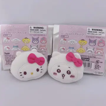 치이카와 산리오 시크릿 헤어 클립 키티