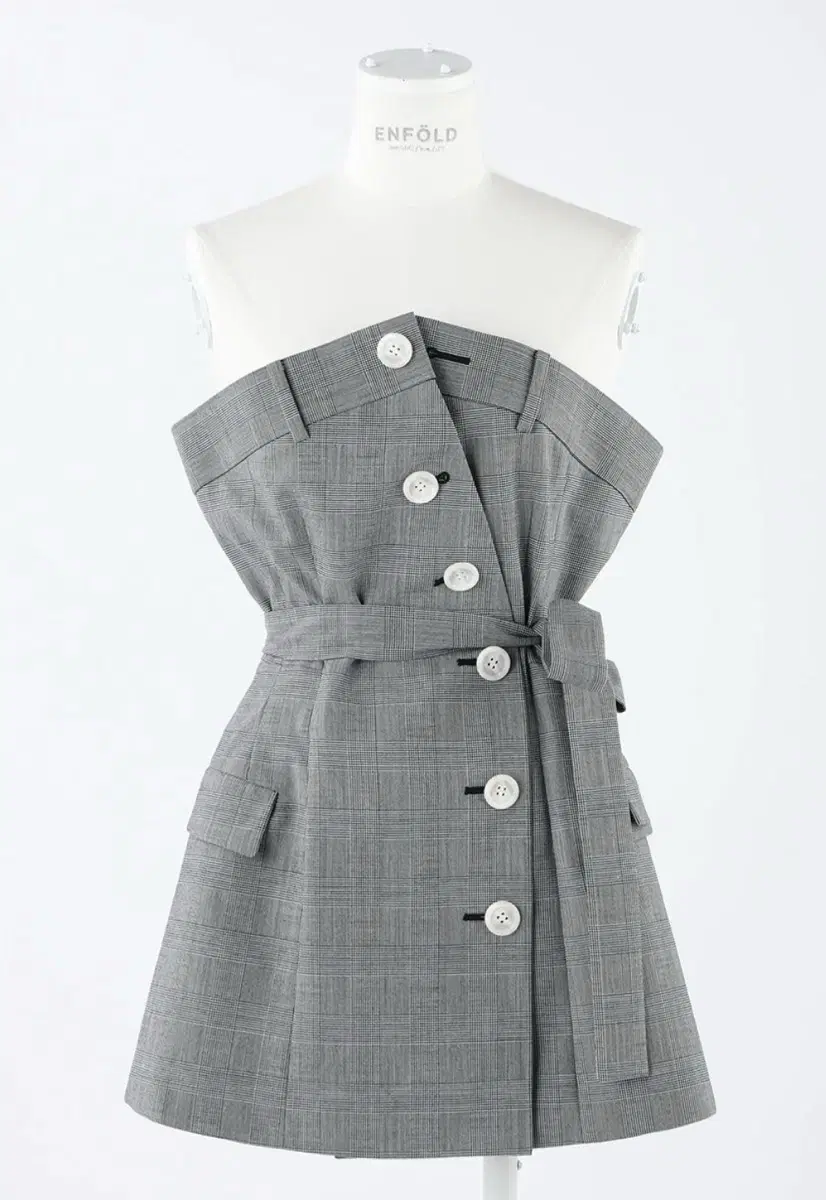 ENFOLD Glen Check Top