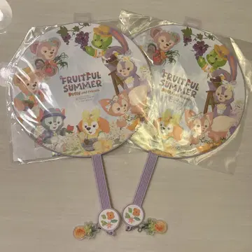 닷피와 프렌즈 부채 2개 세트