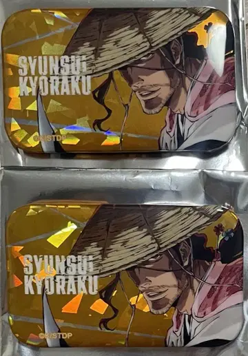 BLEACH WORLD 교가쿠 하루미 홀로 가공 스퀘어 캔뱃지