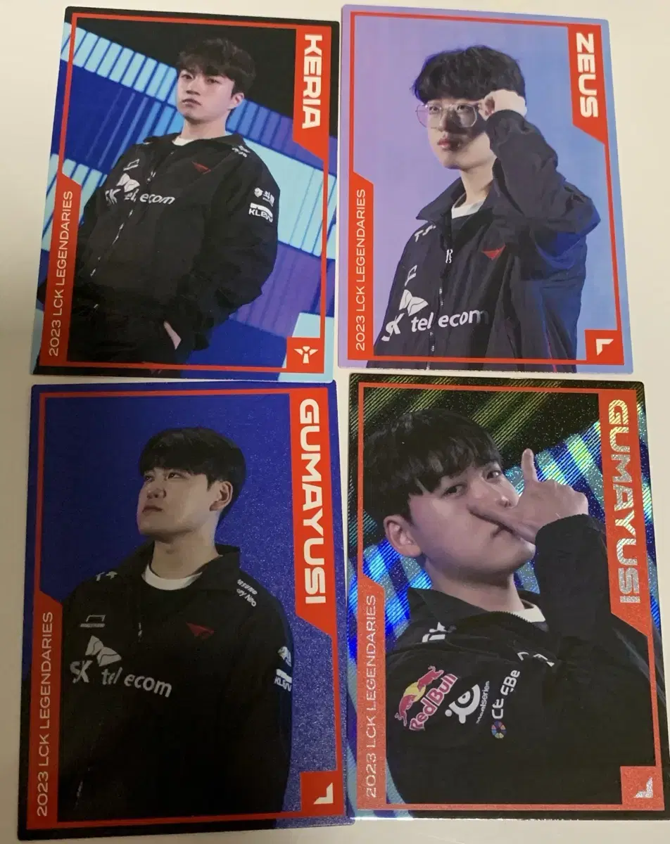 2023 LCK 레전더리스 T1카드 일괄