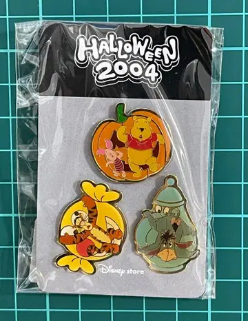 디즈니 곰돌이 푸 할로윈 2004 미니 핑 핑 세트