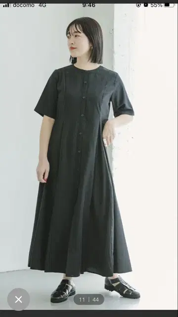 ITEMS URBAN RESEARCH 보일 라이크 턱 원피스