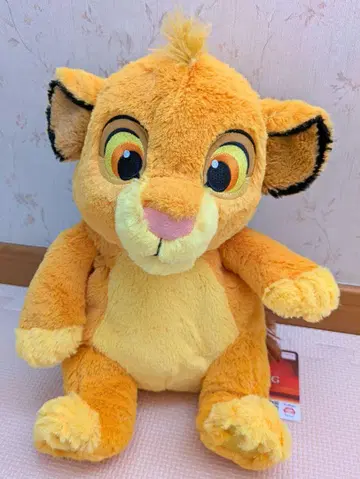 디즈니 라이온 킹 심바 봉제 인형 백팩