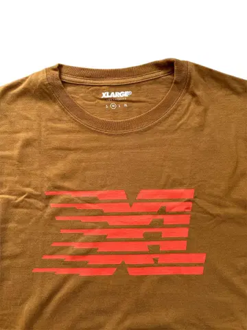 XLARGE 브라운 티셔츠 M 사이즈