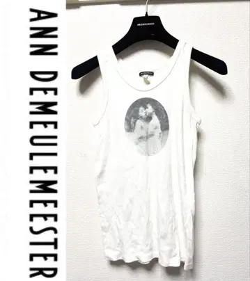 ANN DEMEULEMEESTER 엔젤 프린트 탱크탑