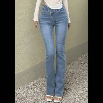 Kindame 카인다미 골반 패드 데님 부츠 컷 한국 미사용 새상품