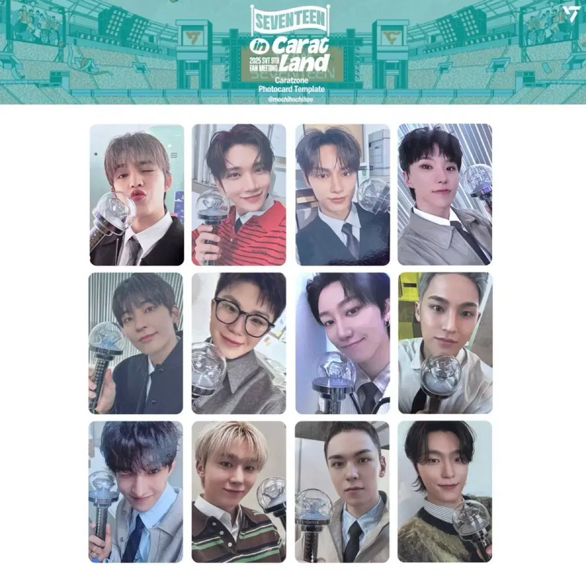 2025 캐럿랜드 캐럿존 포카 팔아요 1set