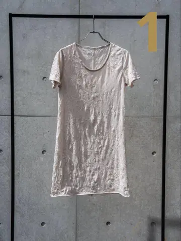 Craft Fabric Layered U-neck T-shirt 새상품