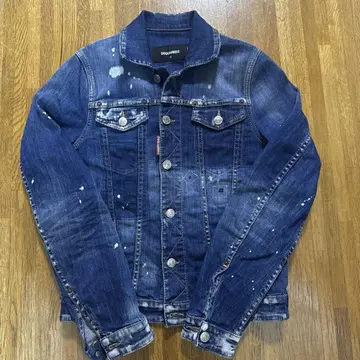DSQUARED2 다크 블루 데님 자켓 42