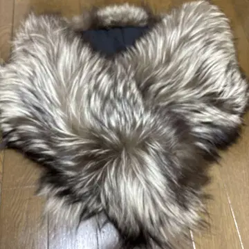 기모노용 브라운 퍼
