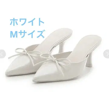스나이델 SNIDEL 리본 뮬