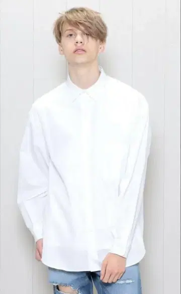 <H> 토마스 메이슨 발룬 빅 레그 셔츠