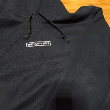 THE NORTH FACE 블랙 후드 부착 후드티
