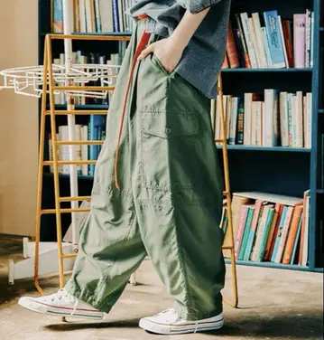 니코앤드 MODE NORM CORE 샤카 벌룬 포켓 팬츠 카키 L 새상품