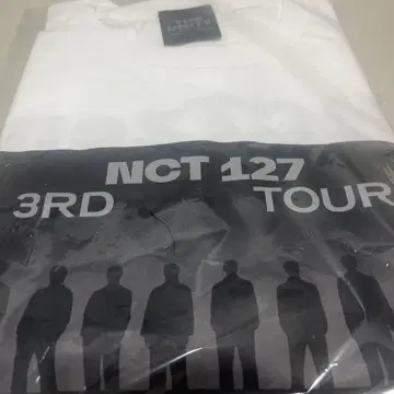 nct 127 unity 프리미엄 시트 티셔츠 미개봉 새상품