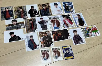 SixTONES 타카치 유고 공식 사진과 트레이딩 카드 세트