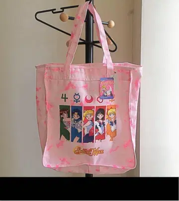 세일러문 에코백 토트백 핑크