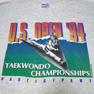 90년대 USA제 태권도 티셔츠 XL Hanes 무도