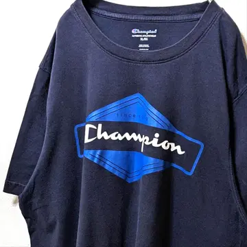 챔피온 Champion 로고 티셔츠 네이비 컬러 XL 구제 의류